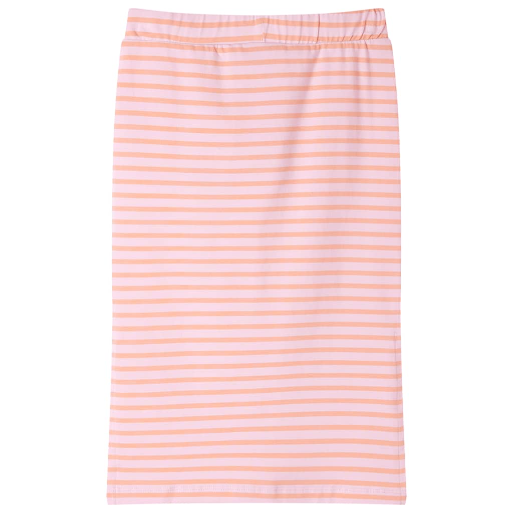 Kinderrock mit Streifen Gerade Rosa 128