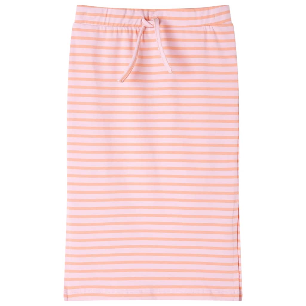 Kinderrock mit Streifen Gerade Rosa 140