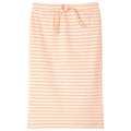 Kinderrock mit Streifen Gerade Neonorange 140