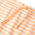 Kinderrock mit Streifen Gerade Neonorange 140