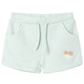 Kindershorts mit Kordelzug Helles Minzgrün 128