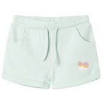 Kindershorts mit Kordelzug Helles Minzgrün 128