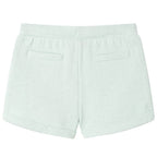 Kindershorts mit Kordelzug Helles Minzgrün 128