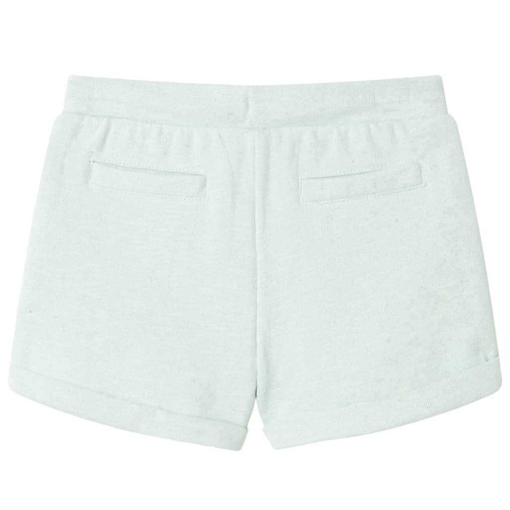Kindershorts mit Kordelzug Helles Minzgrün 128