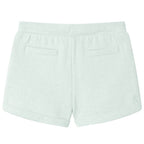 Kindershorts mit Kordelzug Helles Minzgrün 140