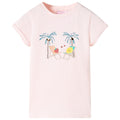 Kinder-T-Shirt Zartrosa 92