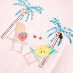 Kinder-T-Shirt Zartrosa 92