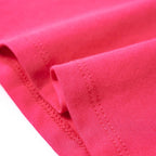Kinder-T-Shirt Knallrosa 128