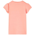 Kinder-T-Shirt Korallenrosa 104