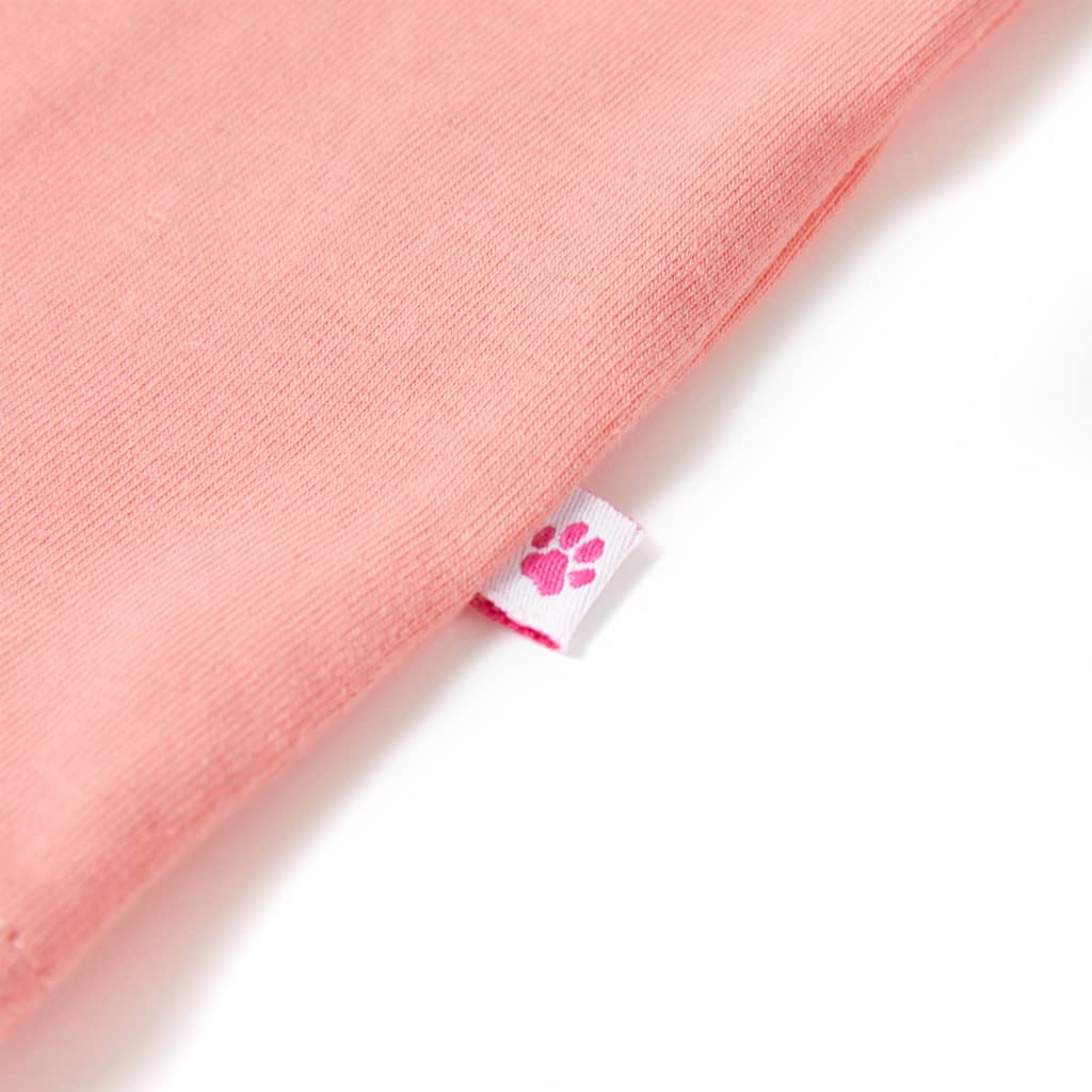 Kinder-T-Shirt Korallenrosa 140