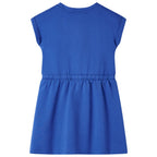 Kinderkleid mit Kordelzug Kobaltblau 104