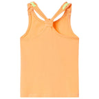 Kinder-Tanktop Hellorange 104