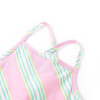 Kinderkleid mit Kordelzug Ärmellos Rosa 104