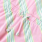 Kinderkleid mit Kordelzug Ärmellos Rosa 116