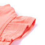 Kinder-T-Shirt Neonkoralle 128