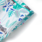 Kinderkleid Ecru und Dunkles Minzgrün 116