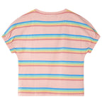 Kinder-T-Shirt Pfirsichrosa 128