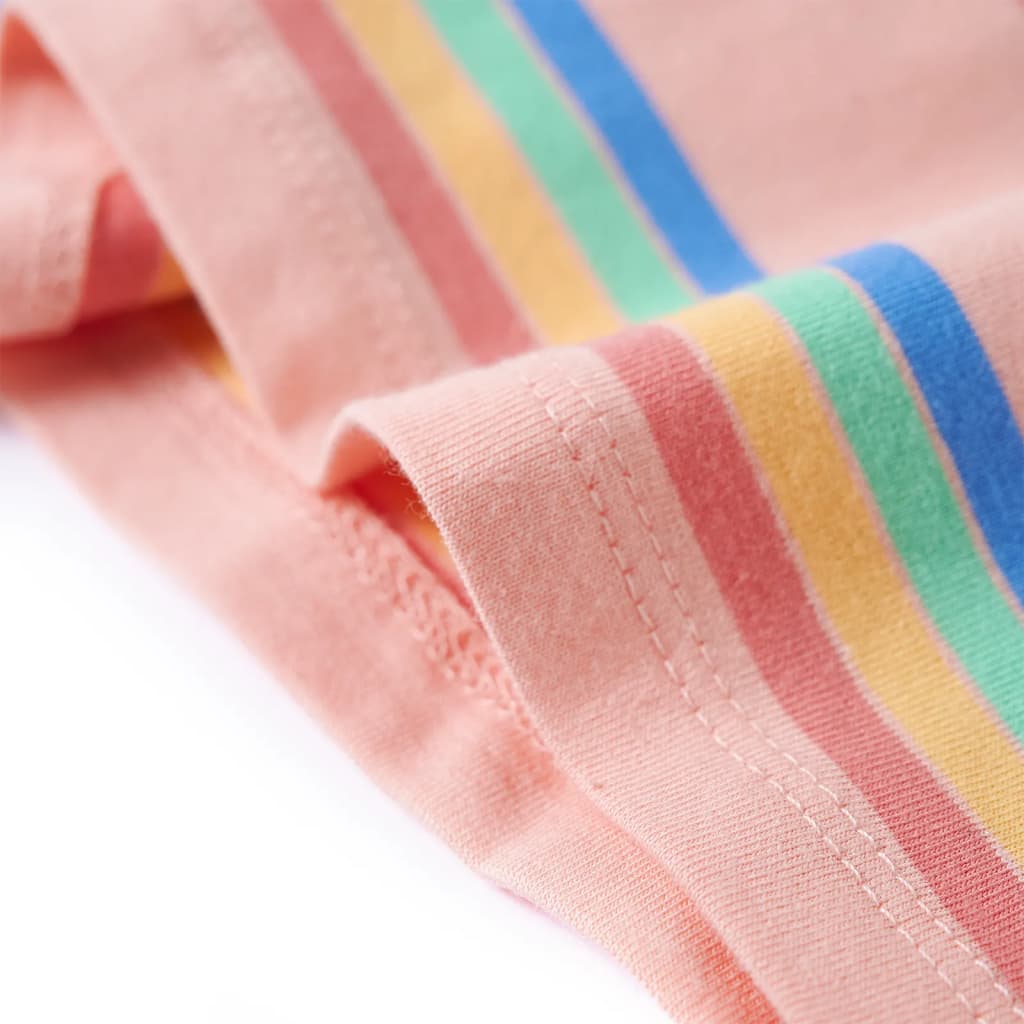 Kinder-T-Shirt Pfirsichrosa 128