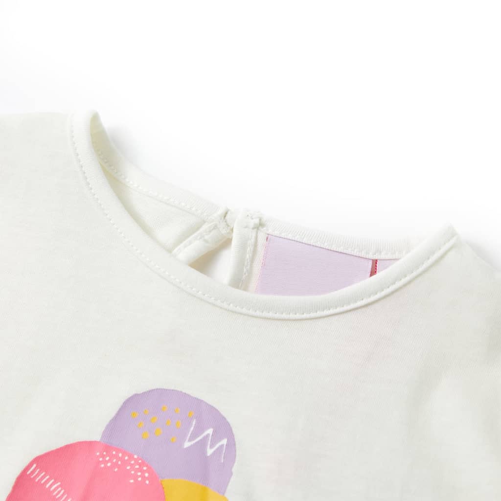 Kinder-T-Shirt Ecru 92