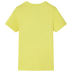 Kinder-Kurzarmshirt Gelb 140