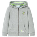 Kinder-Kapuzenpullover mit Reißverschluss Hellrosa 92