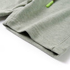 Kindershorts mit Kordelzug Hellkhaki Melange 116