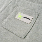 Kindershorts mit Kordelzug Hellkhaki Melange 140