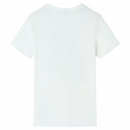 Kinder-Kurzarmshirt Ecru 140