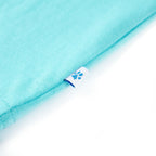 Kinder-Kurzarmshirt Aquablau 116