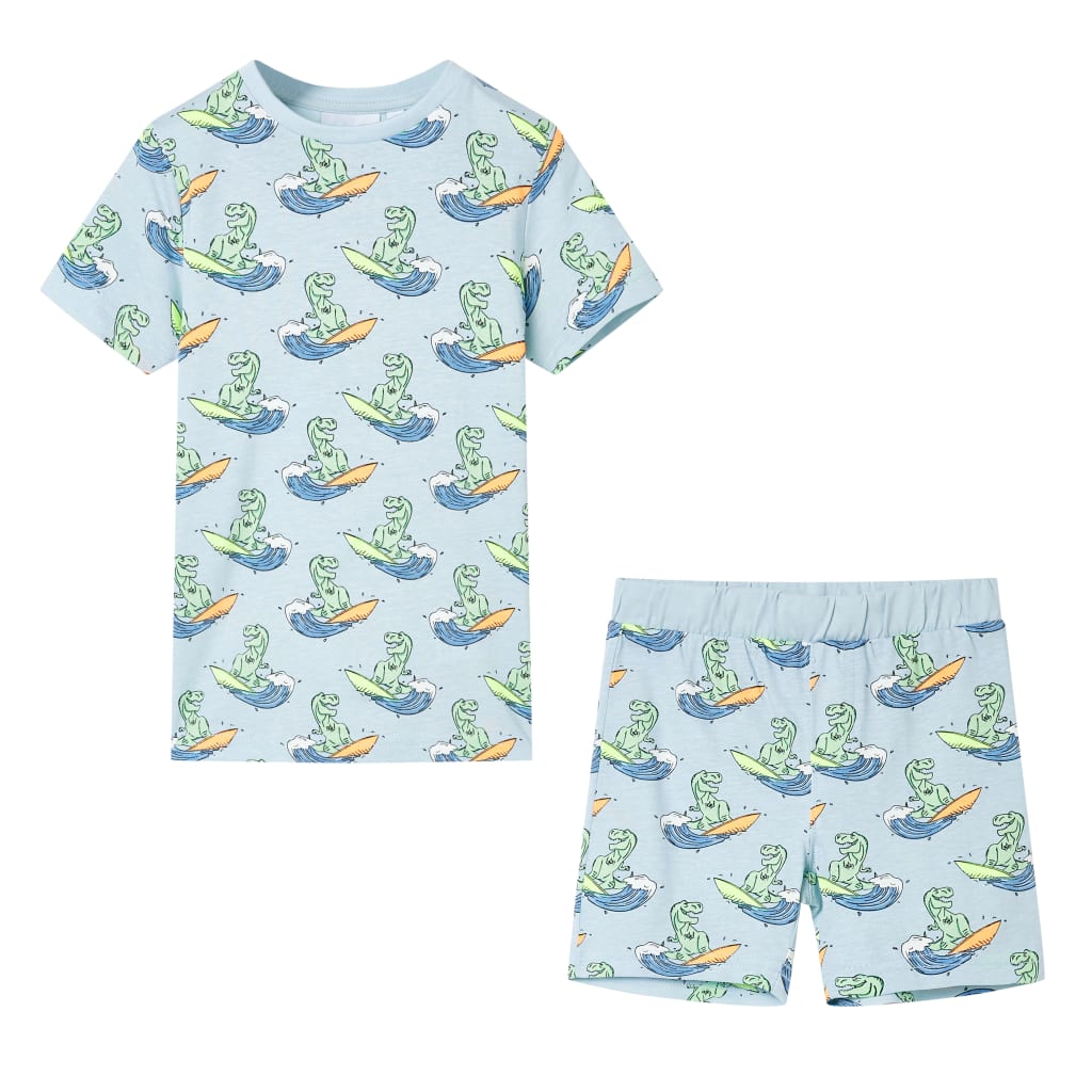 Kinderpyjama mit Kurzen Ärmeln Hellrosa 104
