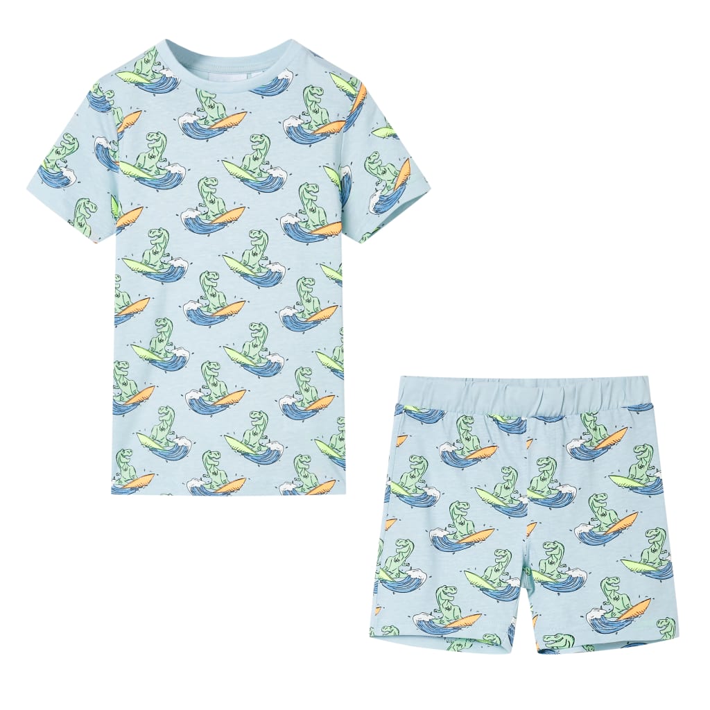 Kinderpyjama mit Kurzen Ärmeln Hellrosa 116