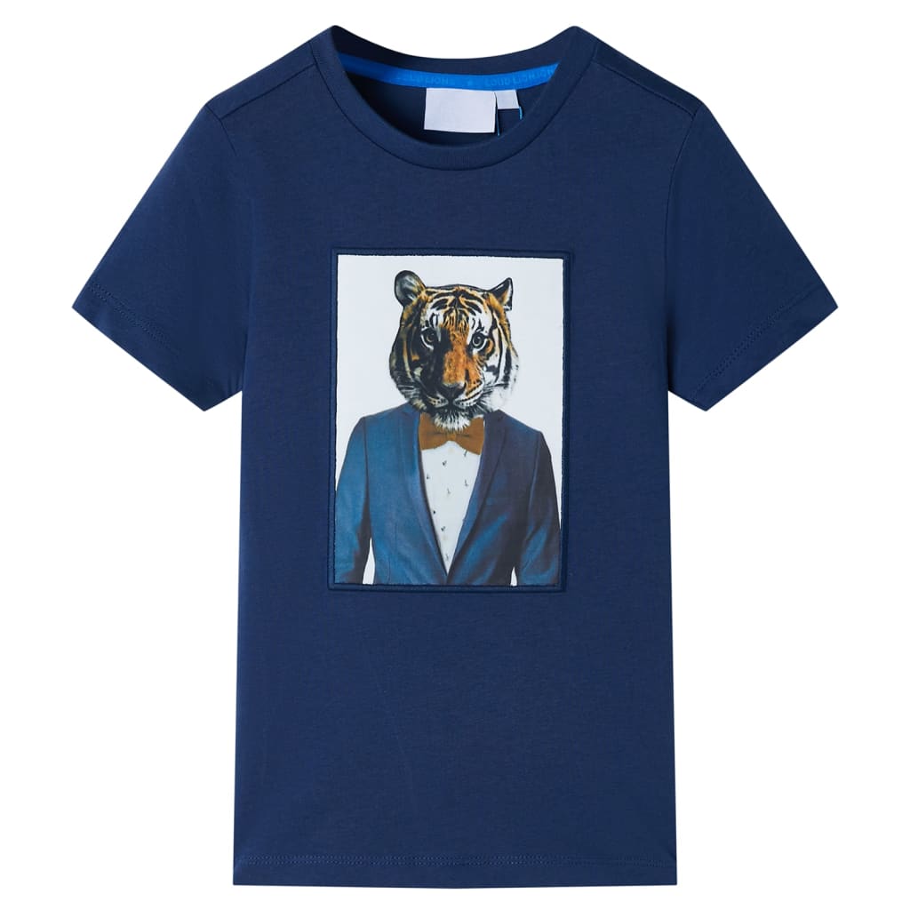 Kinder-Kurzarmshirt Mehrfarbig 128