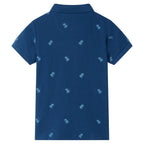 Kinder-Poloshirt Dunkelblau 104
