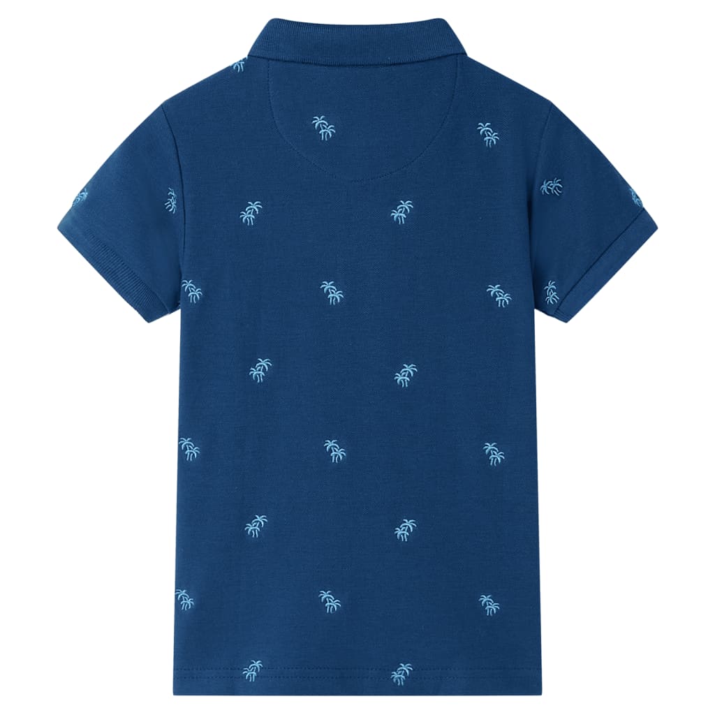 Kinder-Poloshirt Dunkelblau 128