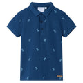 Kinder-Poloshirt Dunkelblau 140