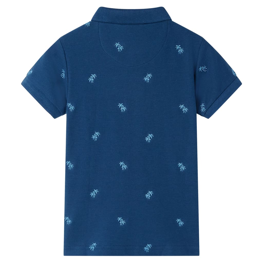 Kinder-Poloshirt Dunkelblau 140