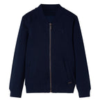 Kinder-Sweatshirt mit Reißverschluss Marineblau 116