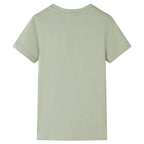 Kinder-Kurzarmshirt Hellkhaki 104