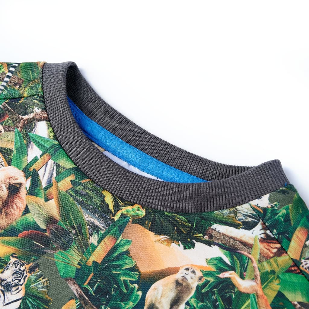 Kinder-Sweatshirt Dschungel-Motiv 104