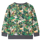 Kinder-Sweatshirt Dschungel-Motiv 116