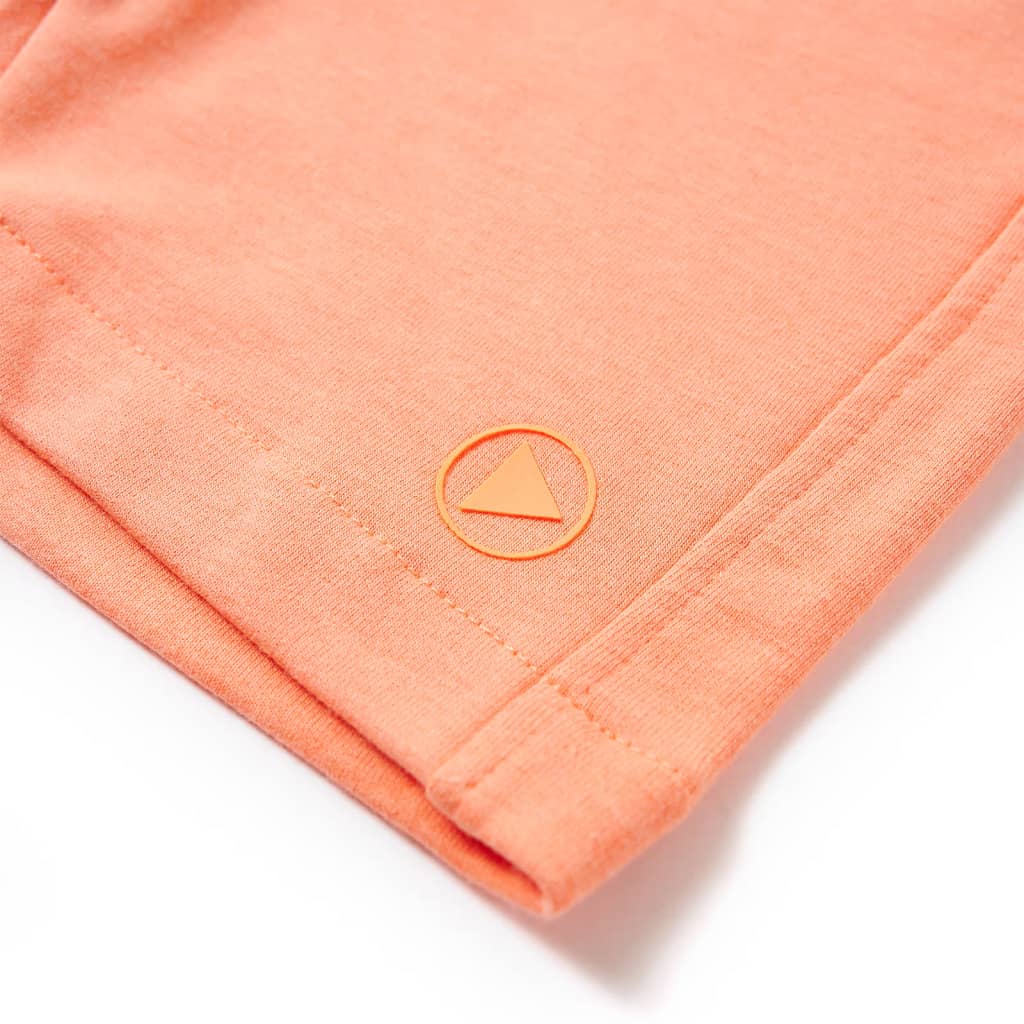 Kindershorts mit Kordelzug Neonorange 128