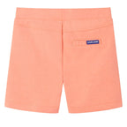 Kindershorts mit Kordelzug Neonorange 140