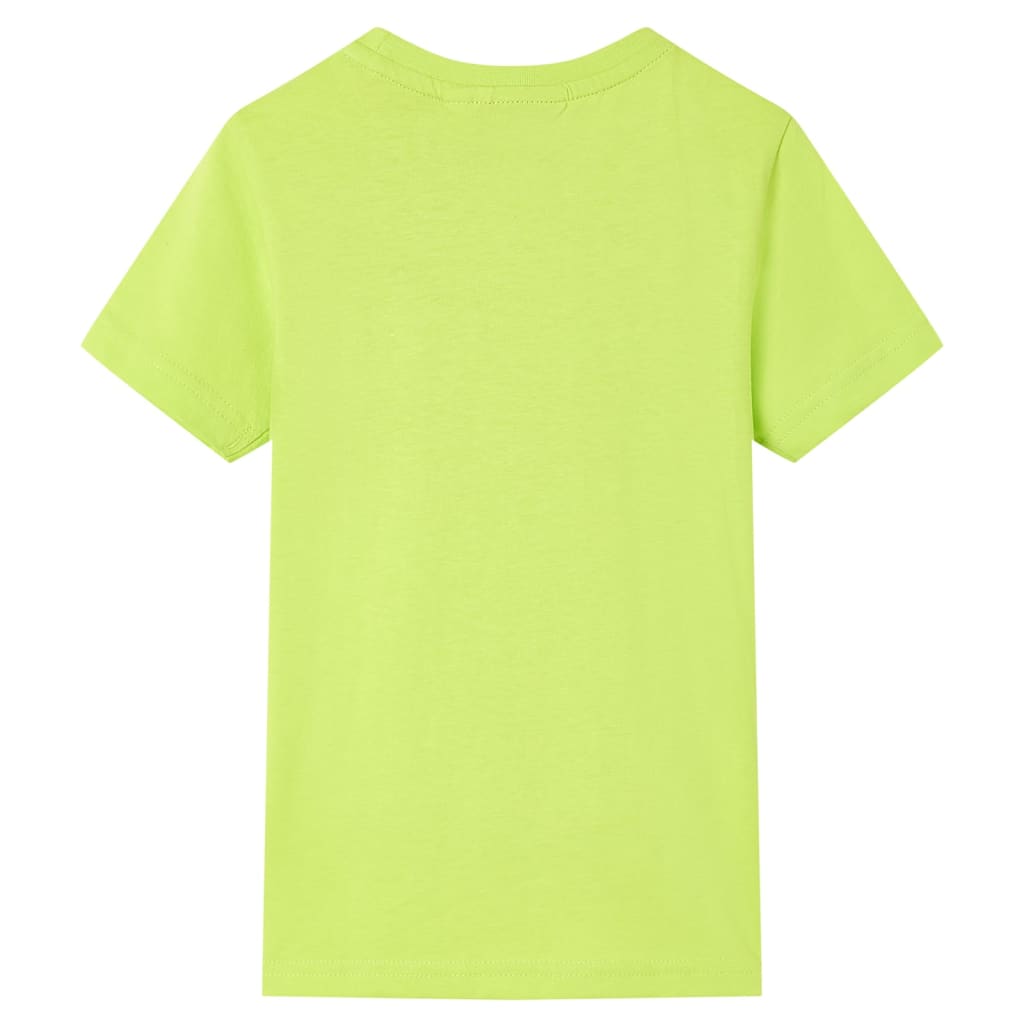 Kinder-T-Shirt Limette 116