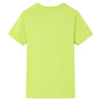 Kinder-T-Shirt Limette 116