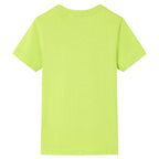 Kinder-T-Shirt Limette 128
