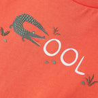 Kinder-Kurzarmshirt Hellrot 140