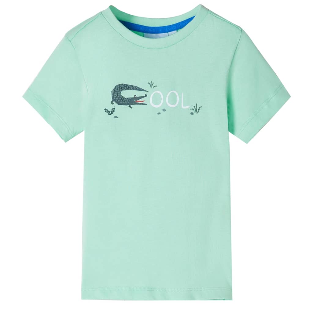 Kinder-Kurzarmshirt Gelb 92