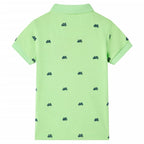 Kinder-Poloshirt Neongrün 116