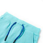 Kindershorts mit Kordelzug Aquablau 128