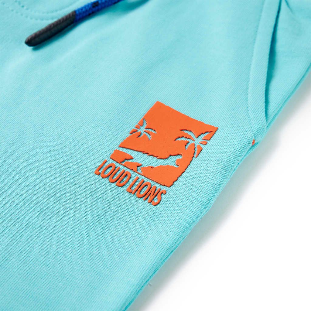 Kindershorts mit Kordelzug Aquablau 128